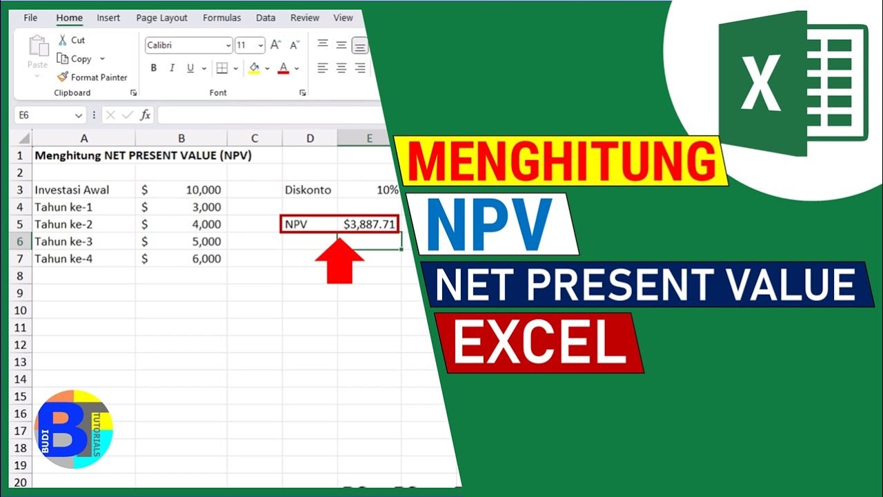 How to Calculate NPV (Net Present Value) in Excel | Learn Excel