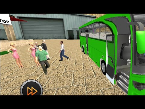 Real Uphill Offroad Bus Driving Simulation 2022 -  #2022newgame  Bus Games - Android Gameplay