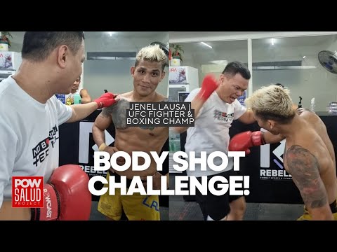 UFC FIghter vs Pow Salud Body Shot Challenge! Paktay