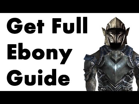 Skyrim: How to Get Full Ebony Armor (No Smithing) Video