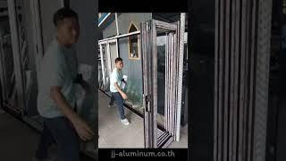 ชุดประตูบานเฟี้ยม 6-3-3 หน้าตัดของSmartplus