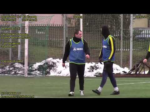 Sparing: Iskra Sobów 5-7 KS Żupawa (Łagowski Sebastian) 06.02.2022