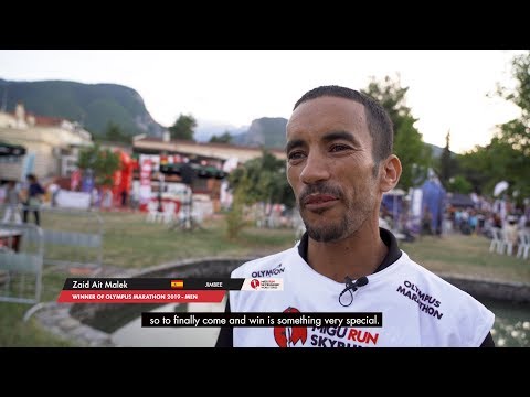 OLYMPUS MARATHON 2019 - WINNER'S INTERVIEWS / SWS19 - Skyrunning