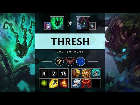 Thresh Support vs Maokai: Killing spree - EUW Grandmaster Patch 14.24