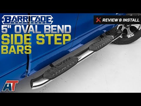 2009-2014 F150 Barricade 5" Oval Bend Side Step Bars Review & Install
