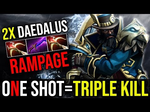 Best [Kunkka] 1HIT=TRIPLE KILL Amazing Skill Combo With RAMPAGE By funkefal 7.18 | Dota 2 Highlights