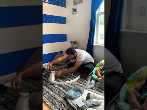 Unboxing baby swing..