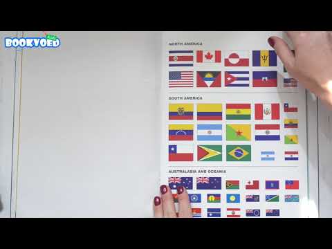 Видео обзор Flags Sticker Book + poster