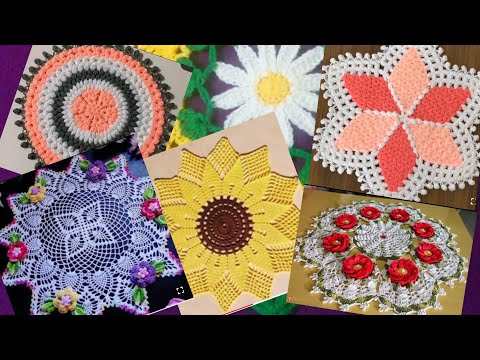 New design tablemats & doilys | crochet 60 unique Designs