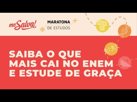 AO VIVO Maratona de Estudos: Saiba o que mais cai no ENEM e estude de graça!