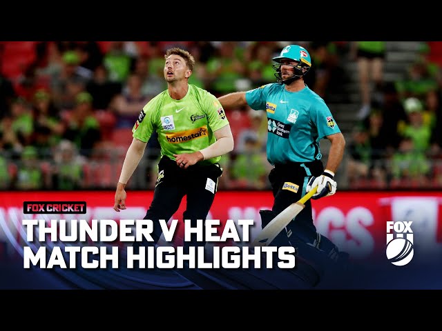 Sydney Thunder vs Brisbane Heat – Match Highlights | 27/12/22 | FOX Cricket