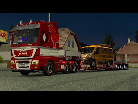 (ETS2 v 1.30) International Transport Skin for MADster Man E6 V2.0