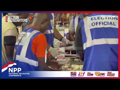 NPP National Delegates Conference: Counting of ballots begins