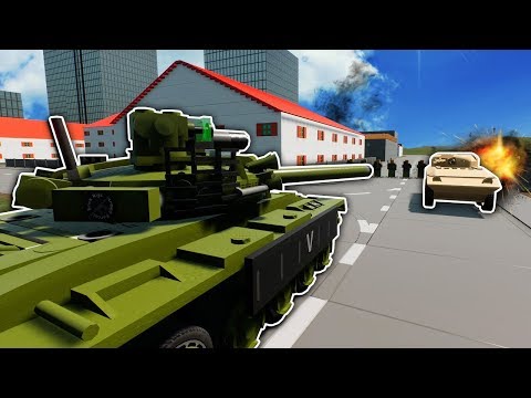 LEGO BASE DEFENSE & TANK WAR! - Brick Rigs Multiplayer Gameplay - Lego City Military Battle