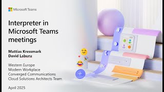 Microsoft Teams Interpreter demo