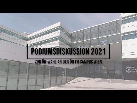 Podiumsdiskussion 2021 der ÖH FH Campus Wien