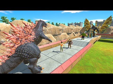 GOJIRA GODZILLA MATRIX DEATH RUN - Animal Revolt Battle Simulator