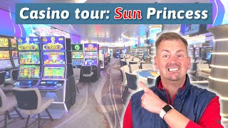 Tour of the casino on Sun Princess