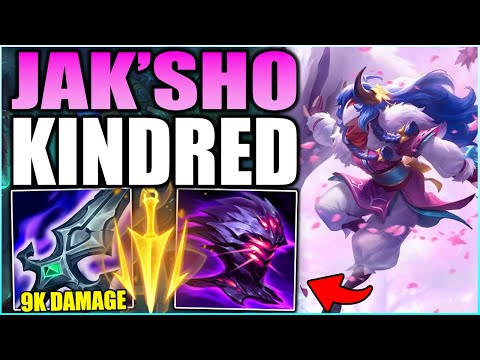 Buffed Jak'Sho Makes Kindred An Unbeatable DRAIN TANK! (IMMORTAL OFFTANK BUILD!) - League Of Legends