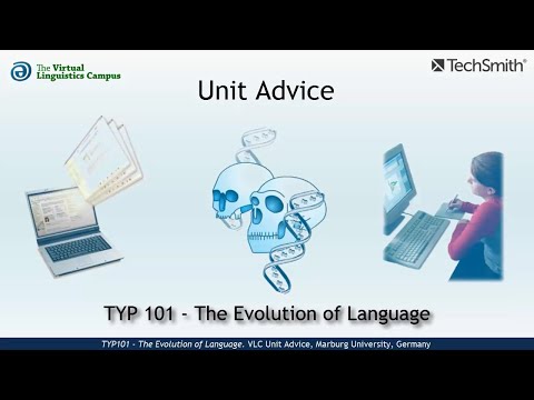 TYP101 - Unit Advice (Evolution of Language)