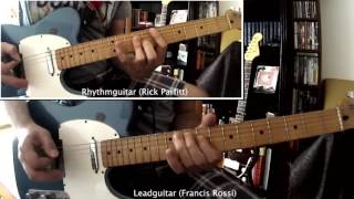Status Quo - &quot;The Wanderer&quot; (Guitar-Cover) for 2 guitars (Lead-&amp; Rhythm)
