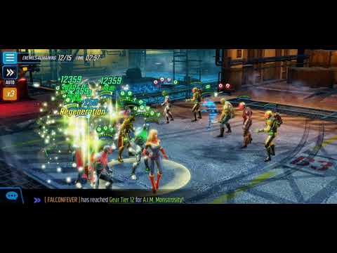 Marvel Strike Force- Ultimus 7 - Starlord Boss node
