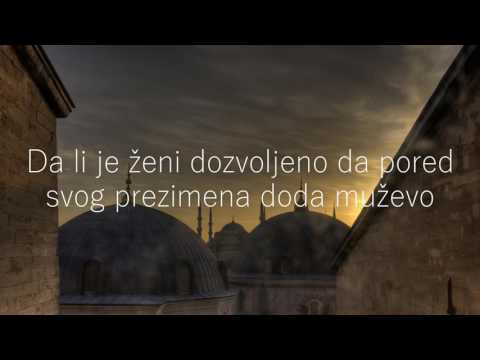Da li je ženi dozvoljeno da pored svog prezimena doda muževo - Dr. Safet Kuduzović