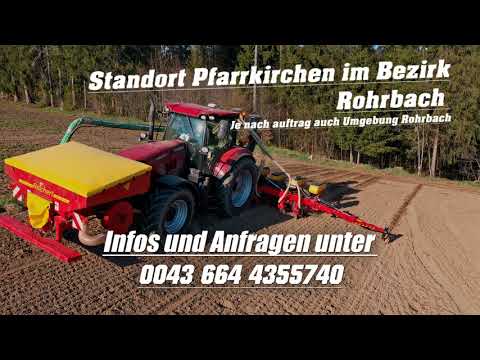 GPS Maisaussaat mit Väderstad Tempo TPV 8 und Reichert Wiegedüngerstreuer