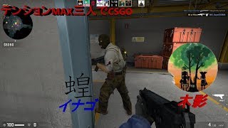 経験者1人・未経験者2人テンションMAXでCSGO
