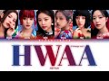 (G)I-DLE - 'HWAA (火/花)' (Chinese Ver.) (Color Coded Lyrics Man/Pin/Eng)