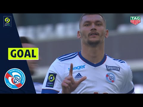 Goal Ludovic AJORQUE (30' pen - RC STRASBOURG ALSACE) FC GdB - RCSA (2-3) 20/21