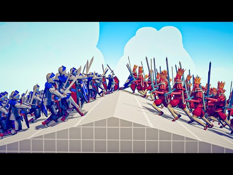 50x vs 50x MELEE UNITS BATTLE/ Totally Accurate Battle Simulator ( TABS )