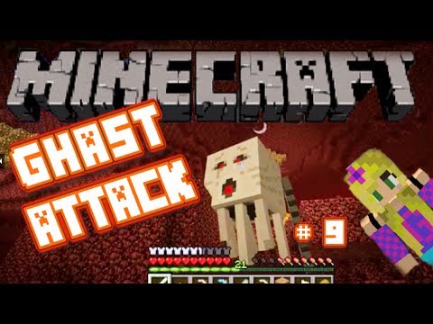 Ghast Attack - Minecraft Let's Play Ep 9 [1.7.4]