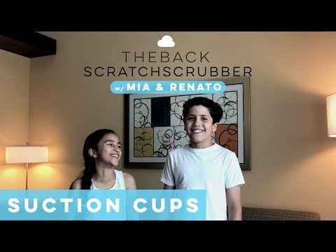 The Back Scratch Scrubber with Mia & Renato: Easy Suction Cup Installation
