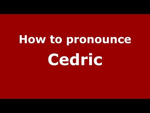 How to pronounce Cedric (Germany/German) - PronounceNames.com