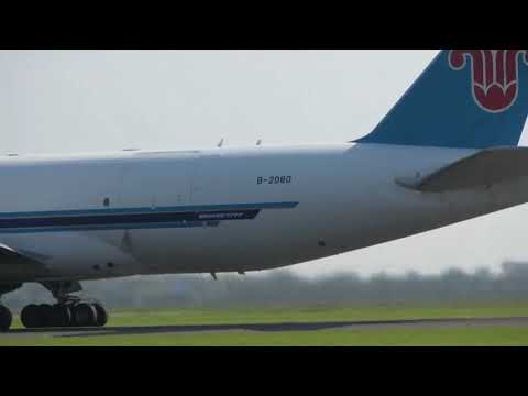 China Southern Cargo B777F Takeoff Schiphol