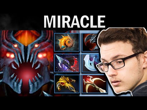 Shadow Fiend Dota Gameplay Miracle with Manta and Satanic
