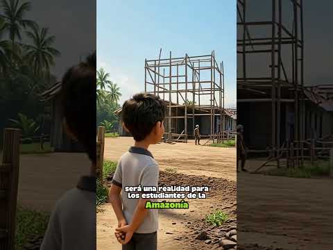 Nueva Escuela PEIP en el distrito de Punchana, en Maynas, Loreto