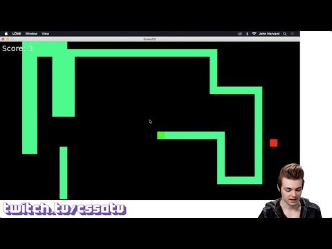 SNAKE FROM SCRATCH (PART 1) - CS50 on Twitch, EP. 2