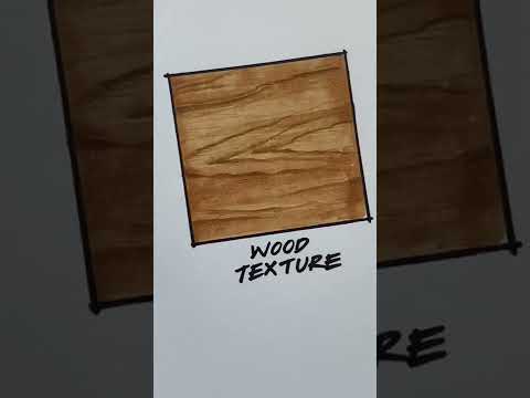 interior design | wood texture | quick marker render how to