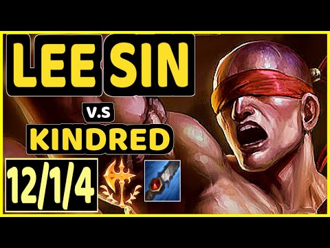 BLUERZOR (LEE SIN) vs KINDRED - 12/1/4 KDA JUNGLE CHALLENGER GAMEPLAY - EUW
