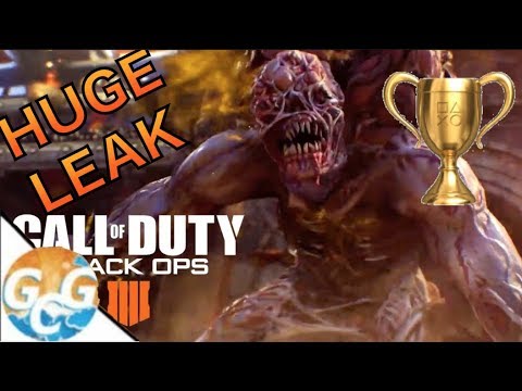 HUGE BLACK OPS 4 ZOMBIES LEAK :: ZOMBIES TROPHY LIST LEAKED