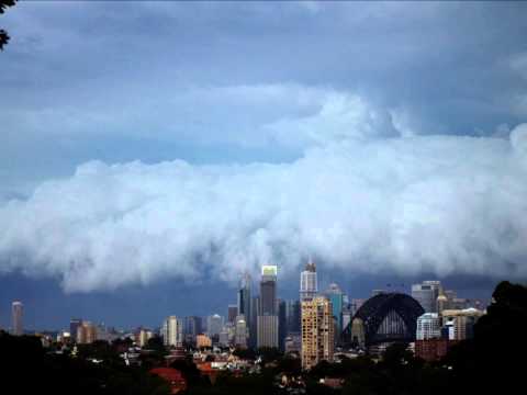 storm approaching sydney - timelapse