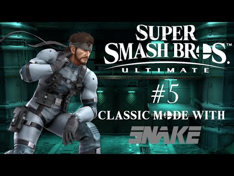 Super Smash Bros. Ultimate Part 5 Classic Mode with Snake!