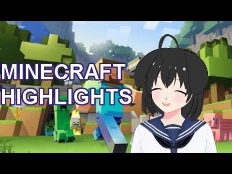 tina eboshi ch.【VTime】 - Tina tries to survive and mine! (Minecraft Highlights)