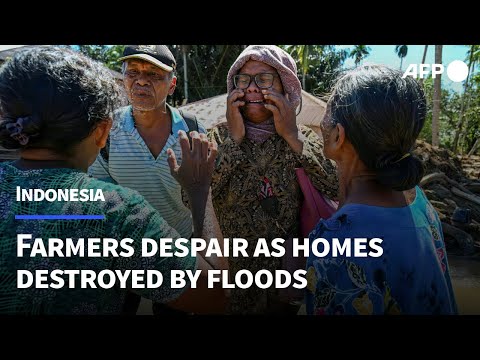 Video | Indonesians despair as they confront flood destruction | AFP