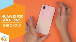 Huawei P20 Pink Gold Unboxing