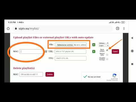 Agregar url listas remotas en smart iptv