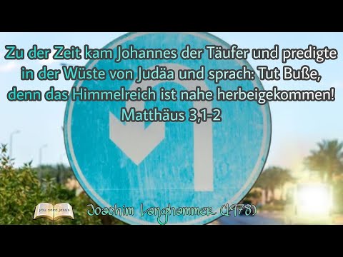 Wesen und Wirkung der biblischen Buße - Joachim Langhammer (1978) Biblische Lehre