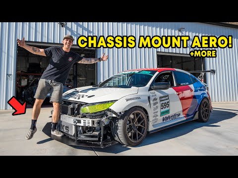 The FK8 Type R GOES FULL SEND! | Chassis Mount Aero & Set Up